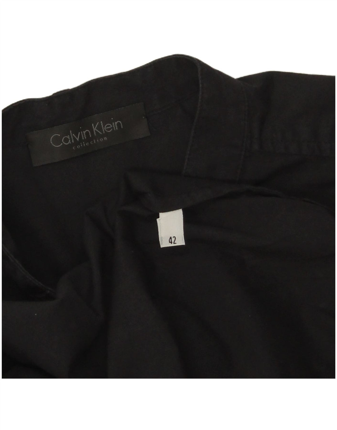Calvin Klein Womens Shirt EU 42 Large Black