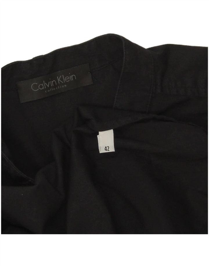 Calvin Klein Womens Shirt EU 42 Large Black