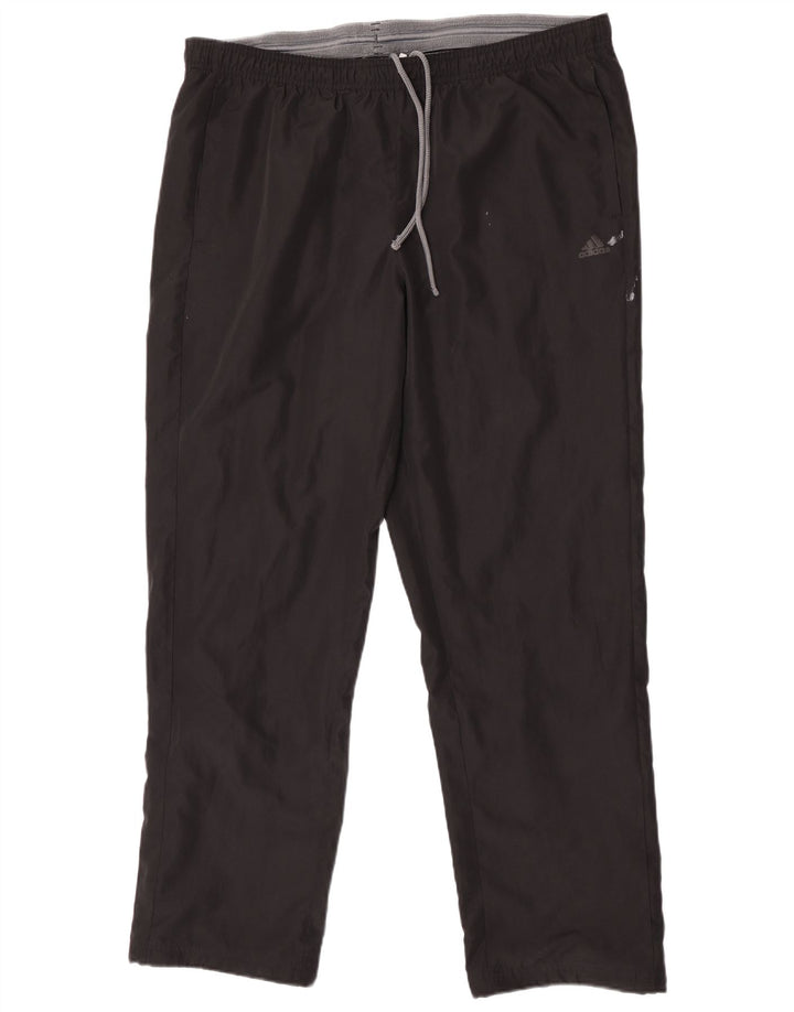 Adidas Mens Climalite Tracksuit Trousers XL  Black Polyester