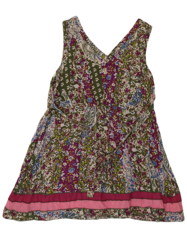 Joe Browns Womens Sleeveless Tunic Top UK 8 Small Multicoloured Floral