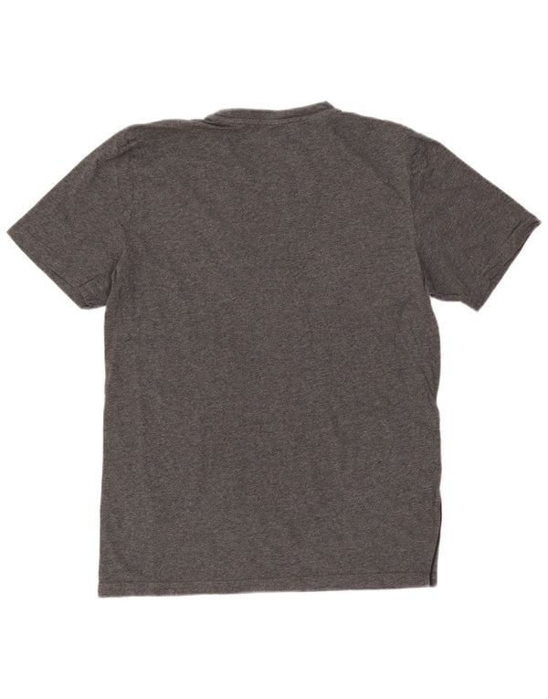 Adidas Mens T-Shirt Top Medium Grey Cotton