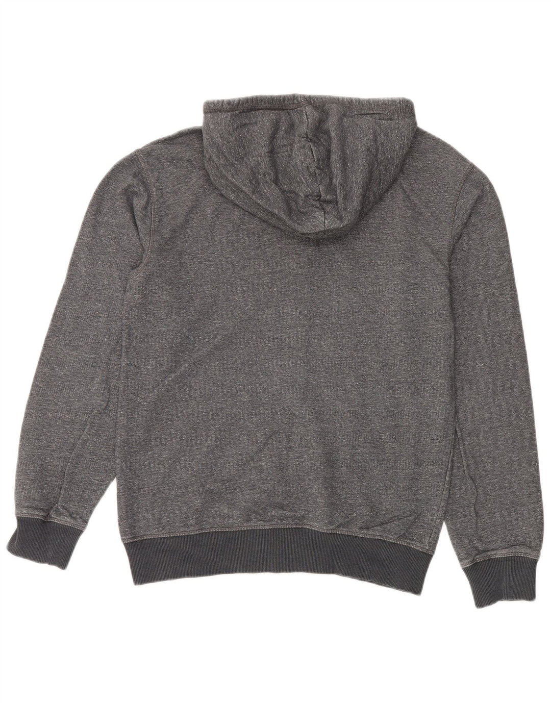 Quiksilver Mens Premium Zip Hoodie Sweater Medium Grey Cotton
