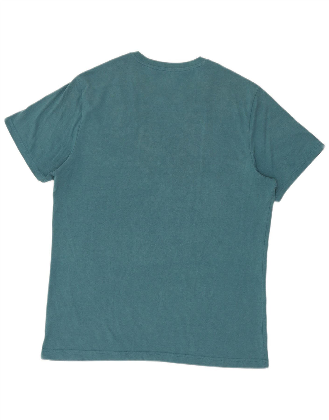 Penguin Mens Graphic T-Shirt Top XL Blue Cotton