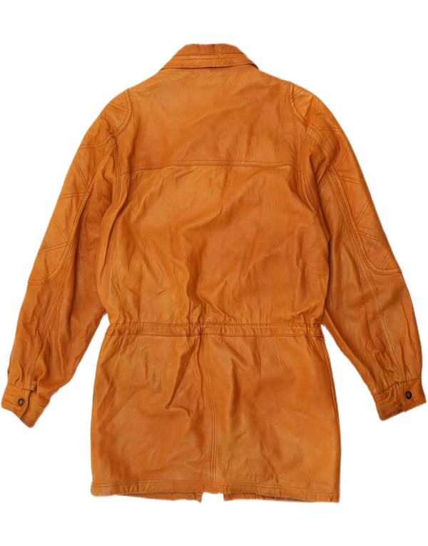 Vintage Mens Leather Jacket UK 40 Large Brown