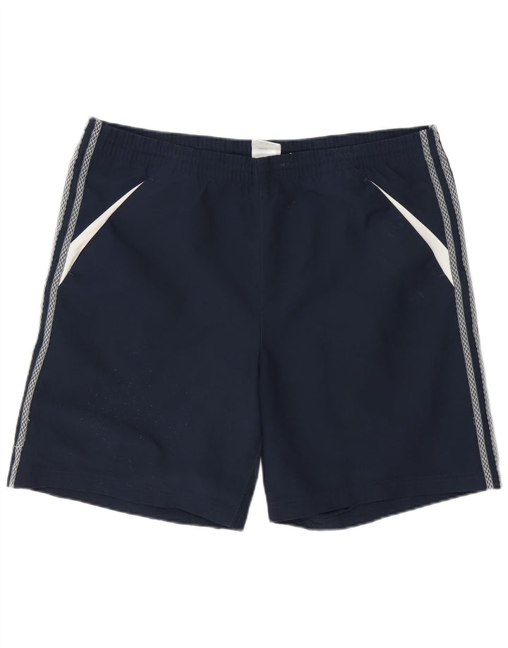Adidas Mens Climacool Sport Shorts Large  Navy Blue Colourblock Polyester
