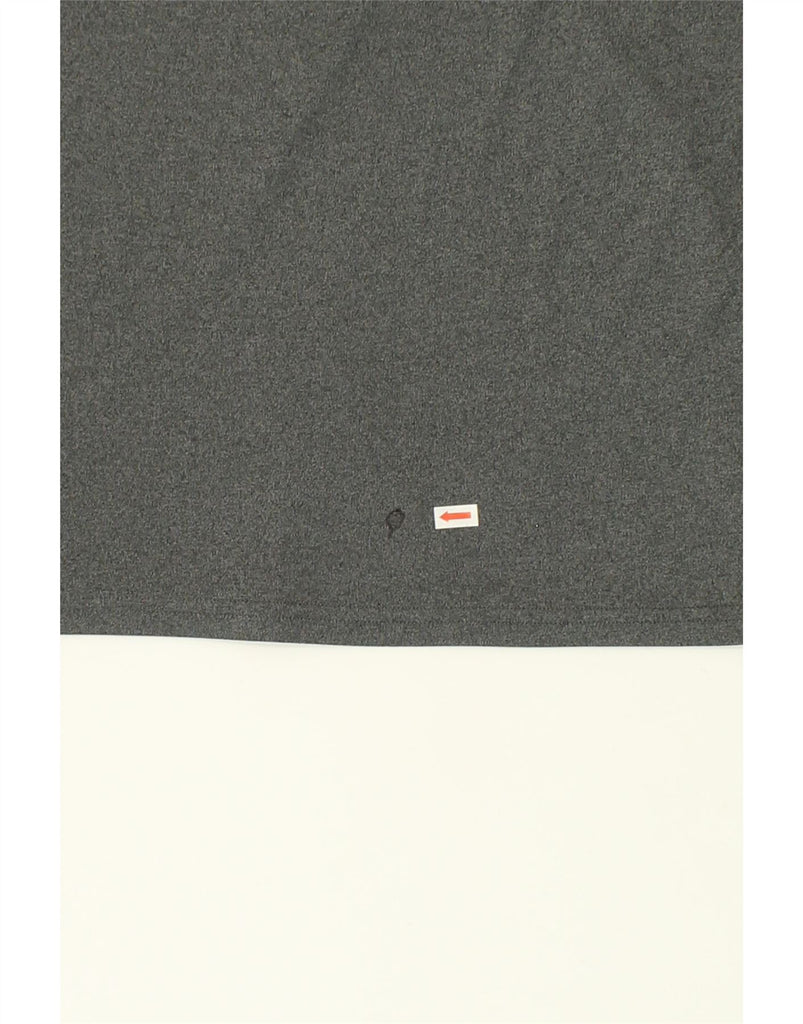 ELLESSE Mens Graphic T-Shirt Top Medium Grey Flecked Polyester | Vintage Ellesse | Thrift | Second-Hand Ellesse | Used Clothing | Messina Hembry 