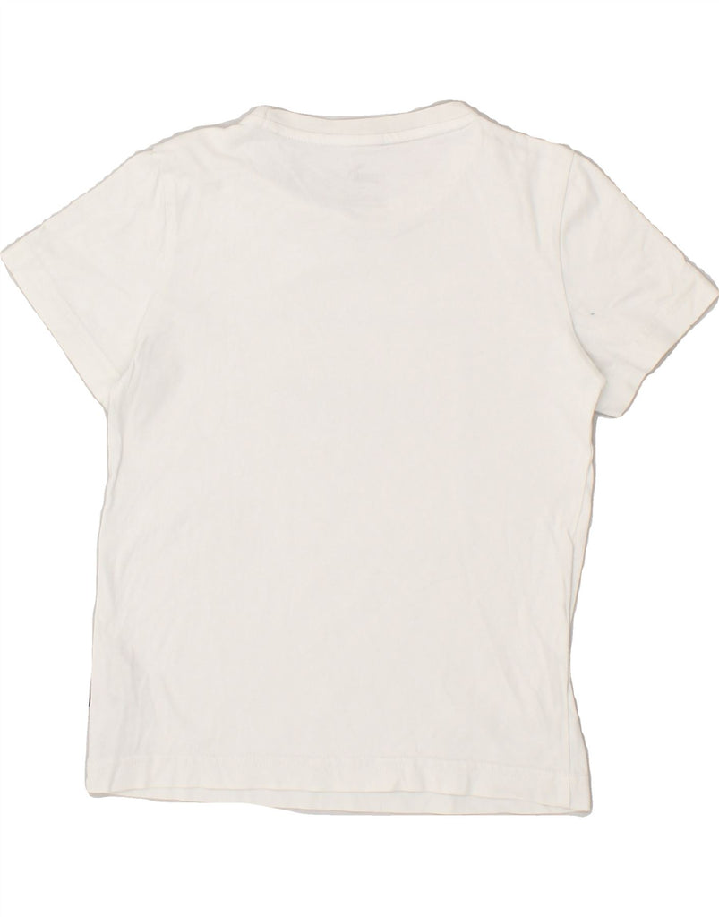 PUMA Boys Graphic T-Shirt Top 7-8 Years White Cotton | Vintage Puma | Thrift | Second-Hand Puma | Used Clothing | Messina Hembry 