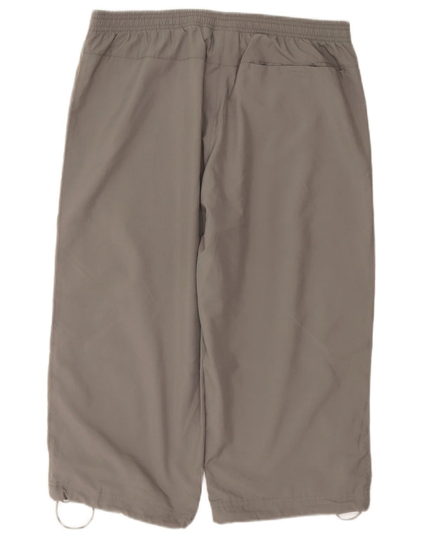 Puma Mens Graphic Capri Tracksuit Trousers Medium  Grey Polyester