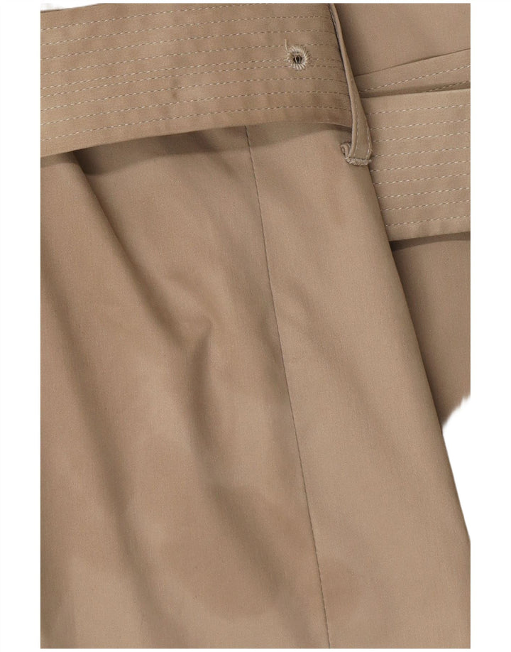TED BAKER Mens Trench Coat EU 44 XS Beige Cotton