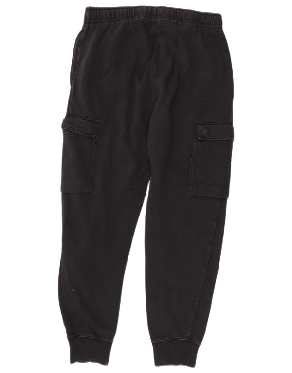 Nike Womens Cargo Tracksuit Trousers Joggers UK 10 Small  Black Cotton
