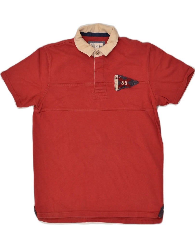 FAT FACE Mens Polo Shirt Medium Red Cotton | Vintage Fat Face | Thrift | Second-Hand Fat Face | Used Clothing | Messina Hembry 