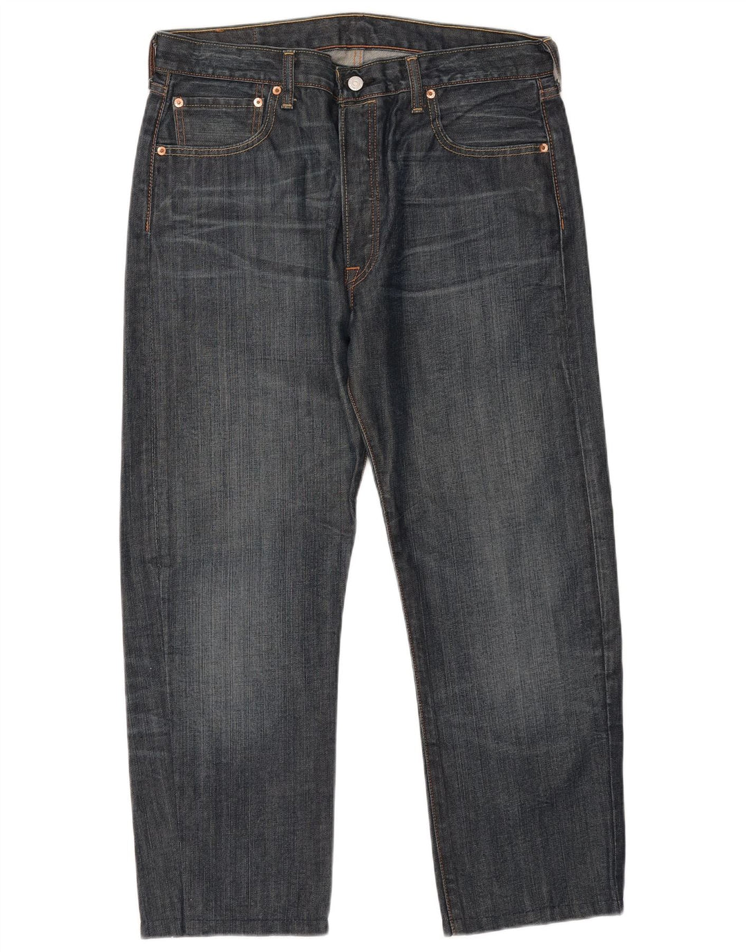 Levi's Mens 501 Straight Jeans W36 L27 Blue