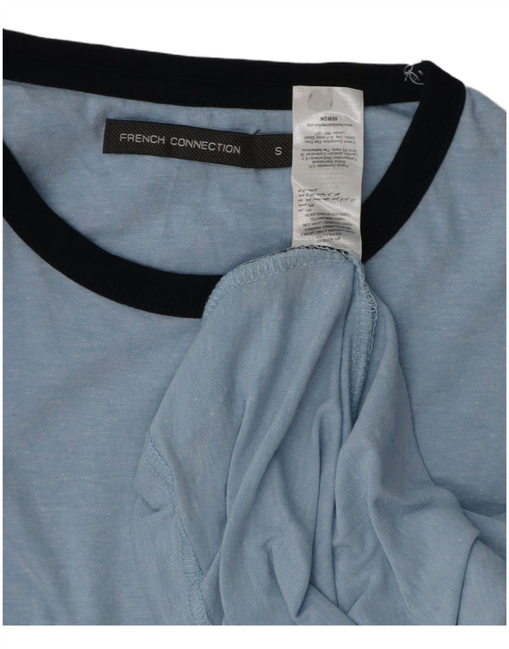FRENCH CONNECTION Mens T-Shirt Top Small Blue Cotton