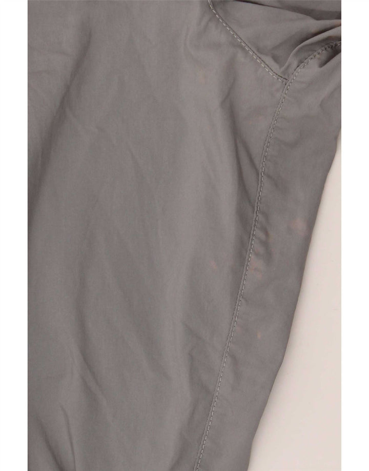 Nike Mens Straight Cargo Trousers W34 L28 Grey Cotton