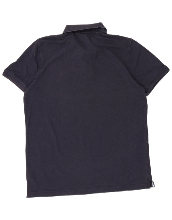 Gant Mens Polo Shirt Medium Navy Blue Cotton