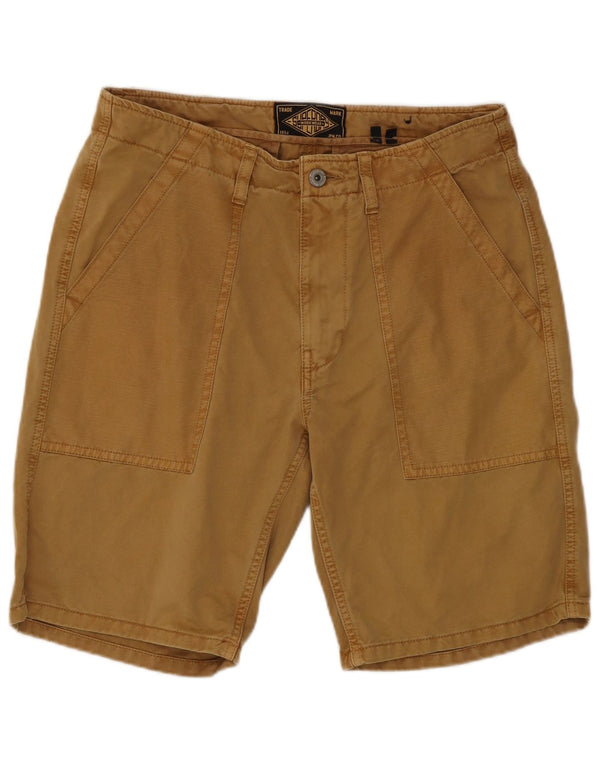 Superdry Mens Chino Shorts Small W29 Beige Cotton