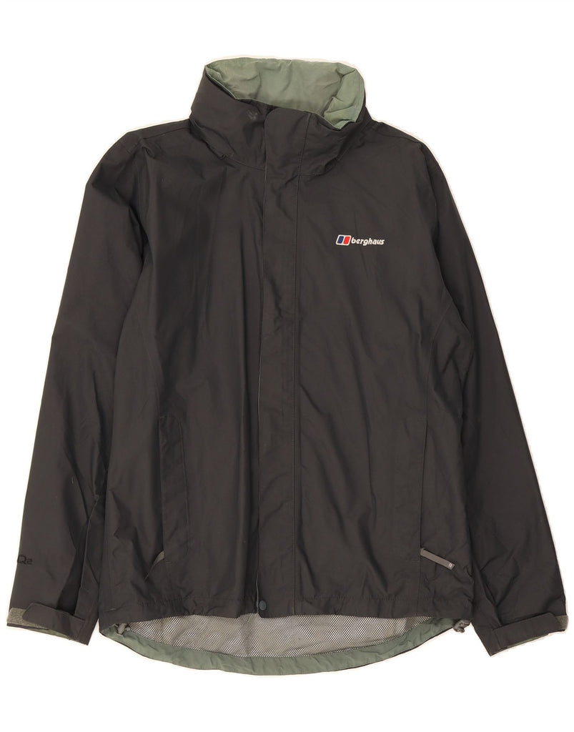 BERGHAUS Mens Rain Jacket UK 38 Medium Grey Polyamide Vintage Berghaus and Second-Hand Berghaus from Messina Hembry 