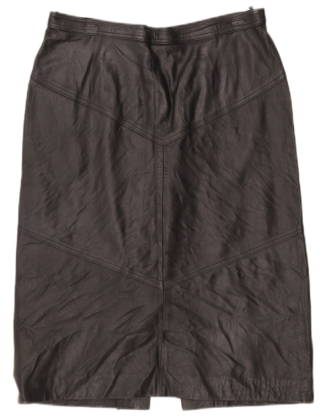 La Cordee Womens Leather Skirt Medium W30 Black