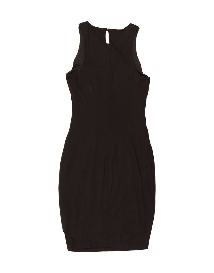 MOSSIMO Womens Sleeveless Bodycon Dress UK 12 Medium Black Vintage Mossimo and Second-Hand Mossimo from Messina Hembry 