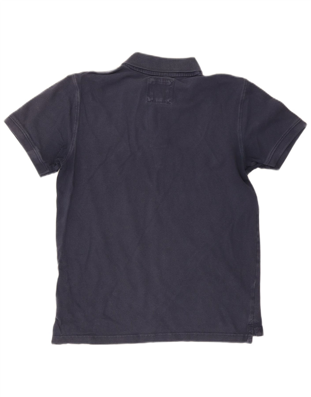 Crew Clothing Mens Polo Shirt Medium Navy Blue Cotton