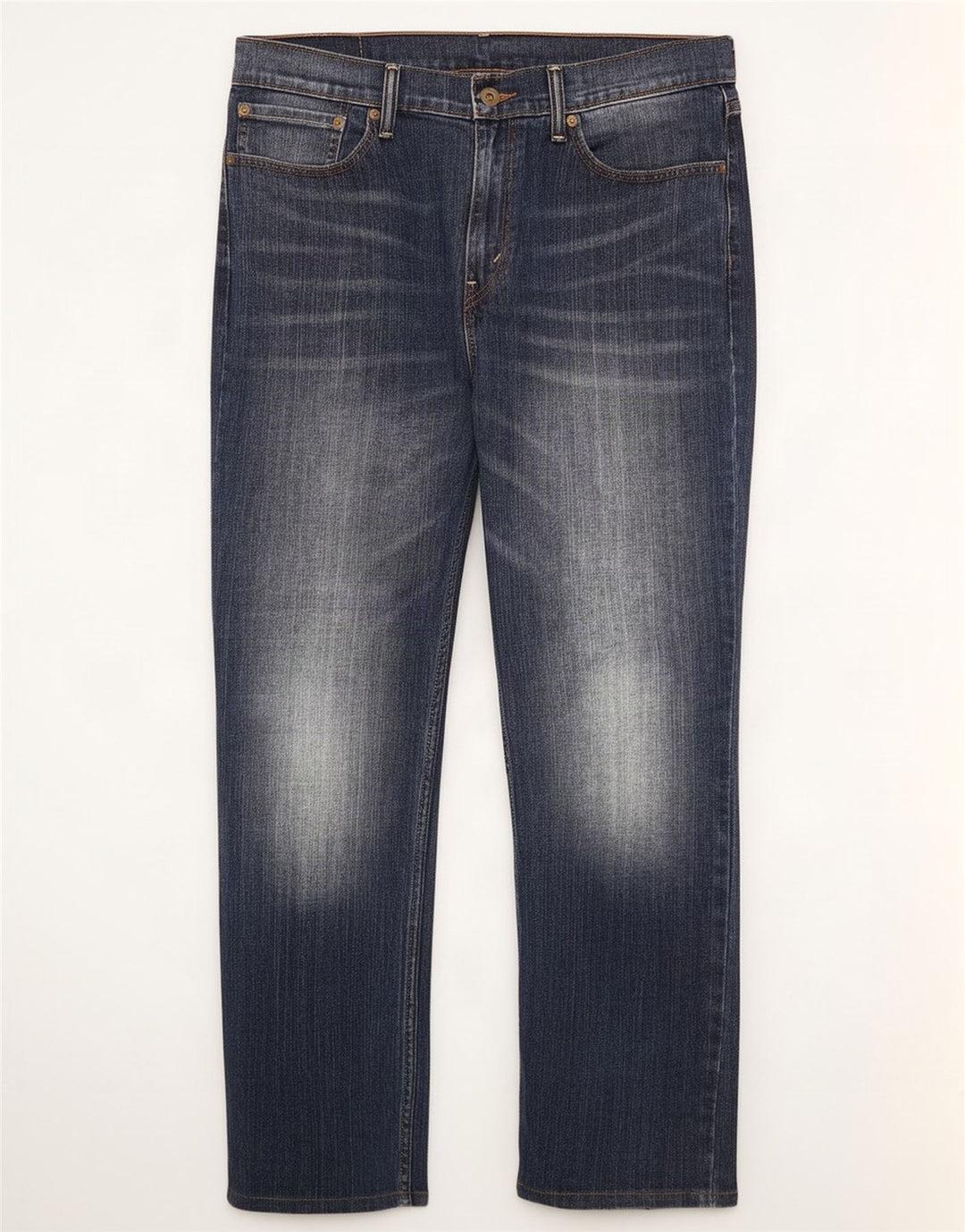 Levi's Mens 514 Straight Jeans W34 L30 Navy Blue Cotton