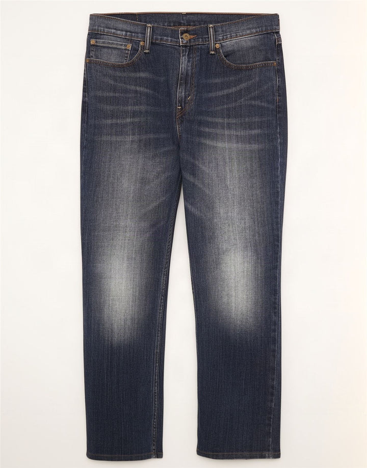 Levi's Mens 514 Straight Jeans W34 L30 Navy Blue Cotton