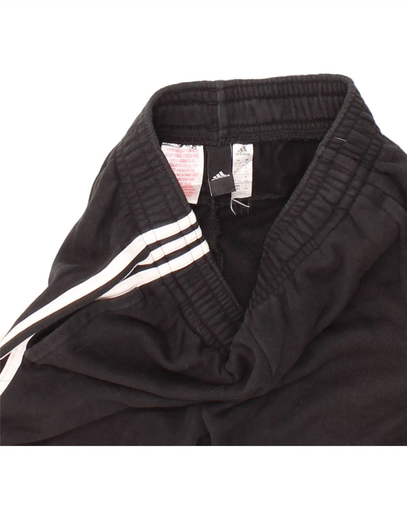ADIDAS Boys Graphic Sport Shorts 11-12 Years  Black Cotton Vintage Adidas and Second-Hand Adidas from Messina Hembry 