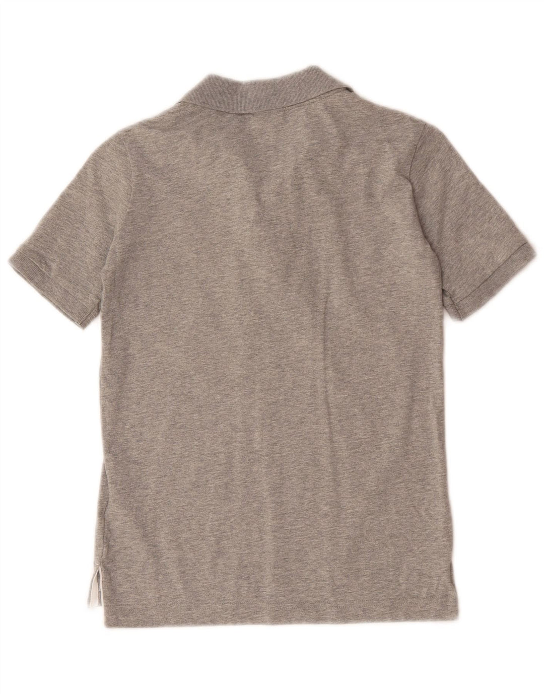 Nike Boys Polo Shirt 8-9 Years Small Grey Flecked Cotton