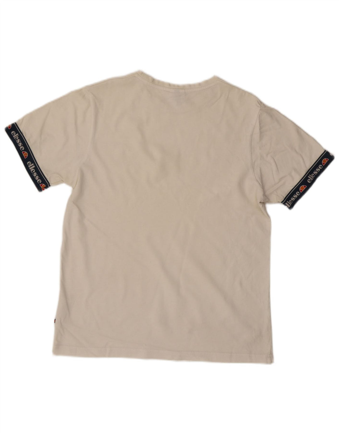 Ellesse Mens Graphic T-Shirt Top Medium White Cotton