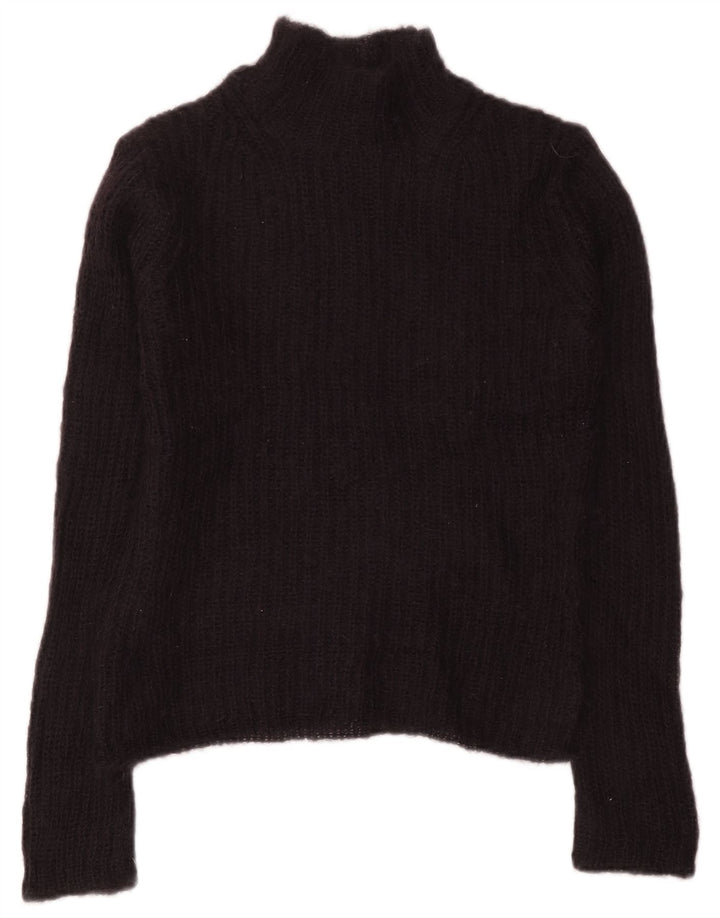 French Connection Womens Turtle Neck Jumper Sweater UK 10 Small Black