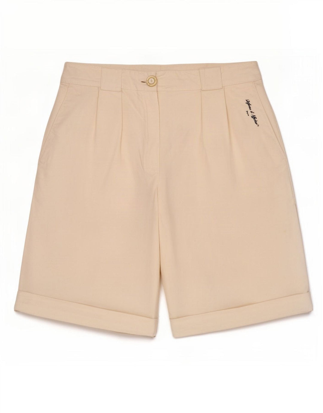 Vintage Womens Pegged Chino Shorts Medium W28 Off White