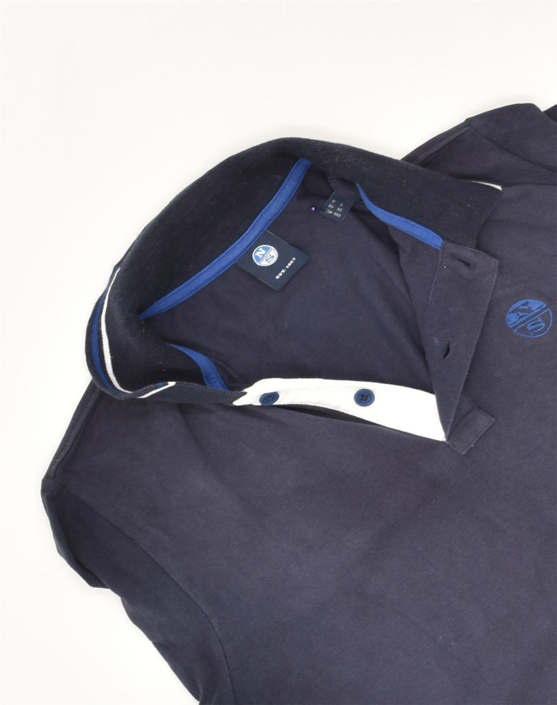 NORTH SAILS Mens Polo Shirt Small Navy Blue Cotton | Vintage North Sails | Thrift | Second-Hand North Sails | Used Clothing | Messina Hembry 