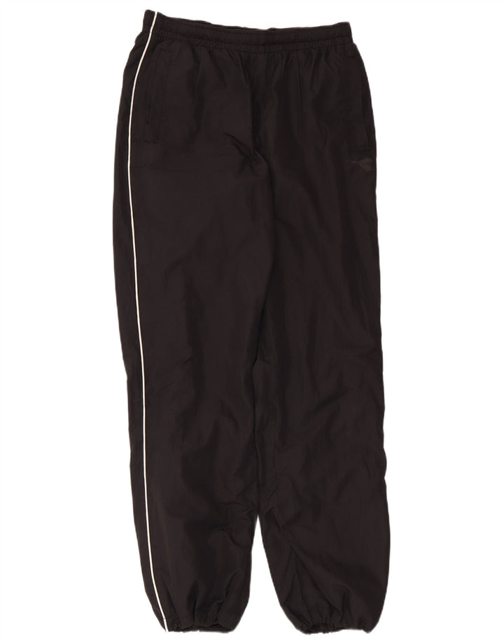 Diadora Mens Tracksuit Trousers Joggers Medium Black Polyester