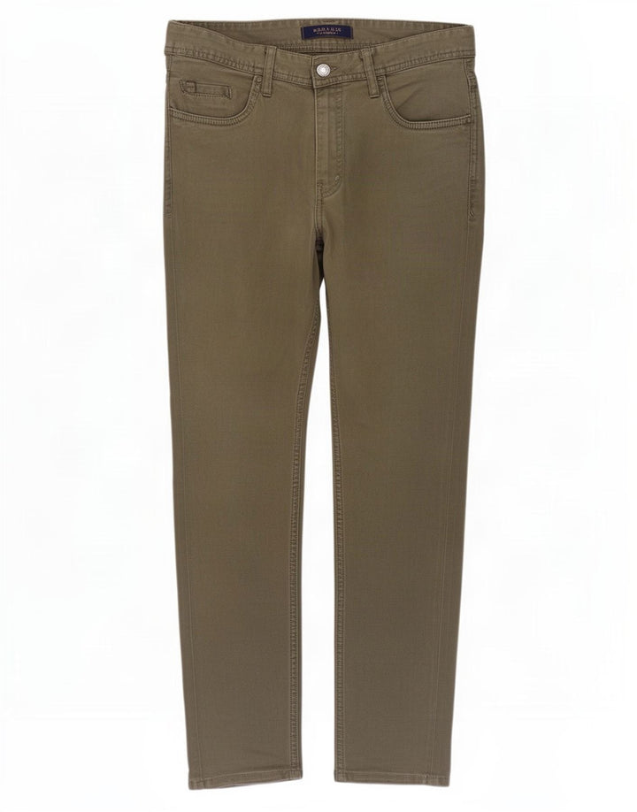 Zara Mens Slim Jeans EU 40 Medium W31 L28 Khaki
