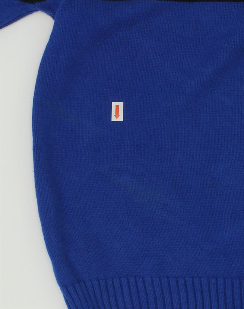 NAUTICA Boys Crew Neck Jumper Sweater 14-15 Years Large Blue Colourblock | Vintage Nautica | Thrift | Second-Hand Nautica | Used Clothing | Messina Hembry 