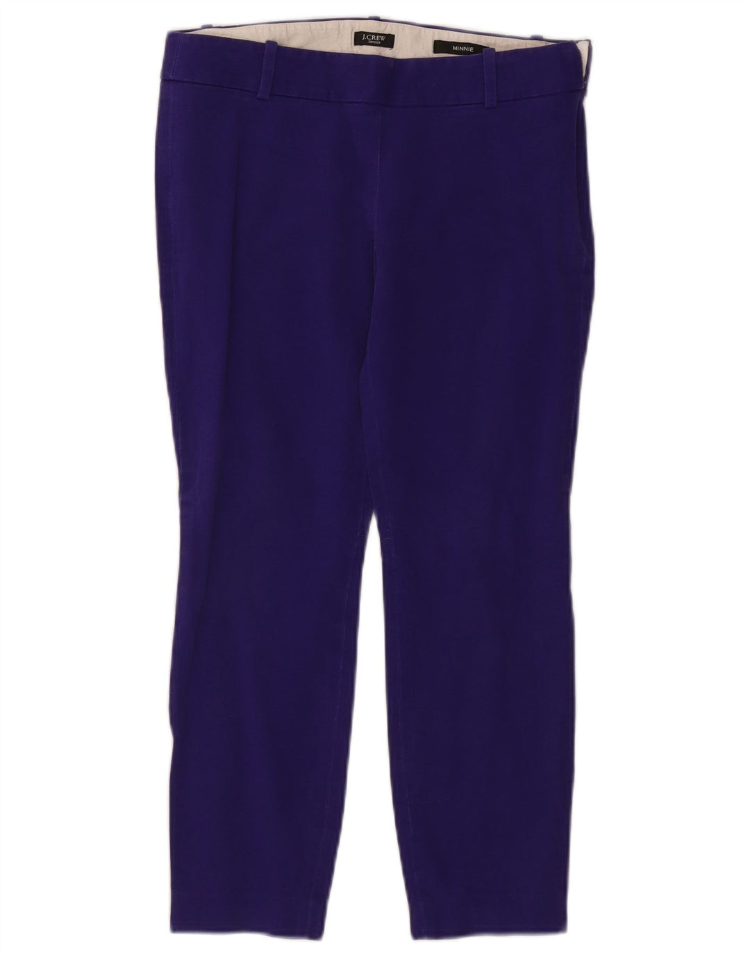 J. CREW Womens Minnie Slim Casual Trousers US 4 Small W27 L24 Purple