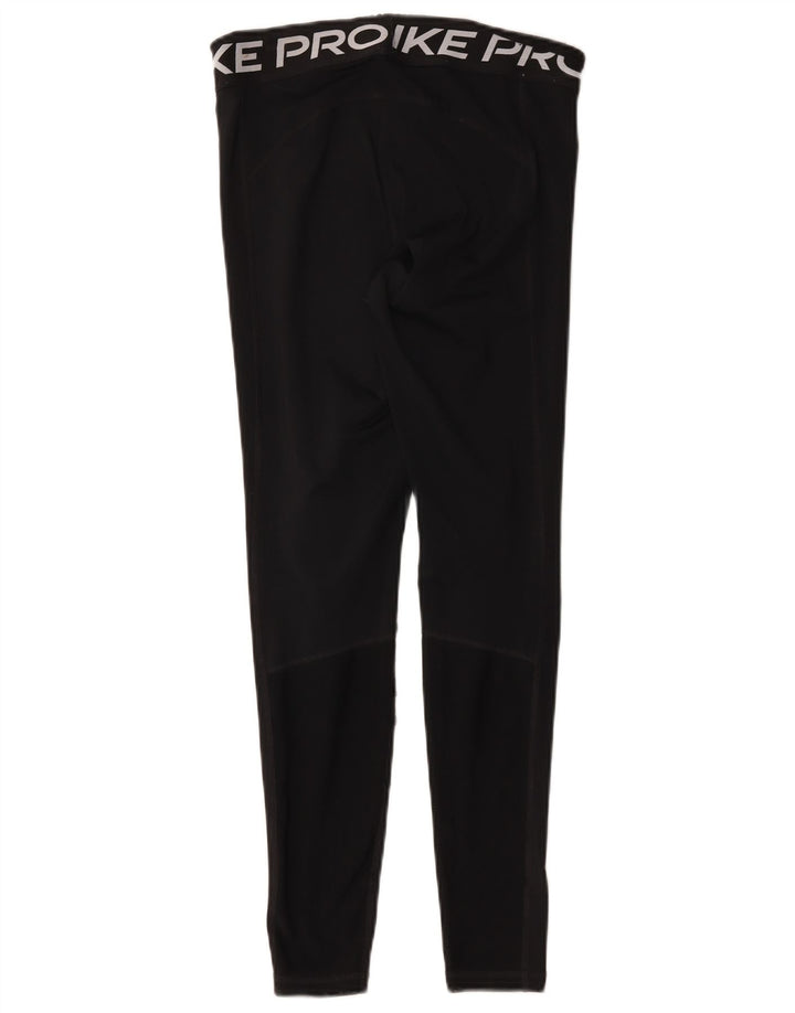 Fila Womens Dri Fit Graphic Leggings UK 12 Medium  Black Polyester