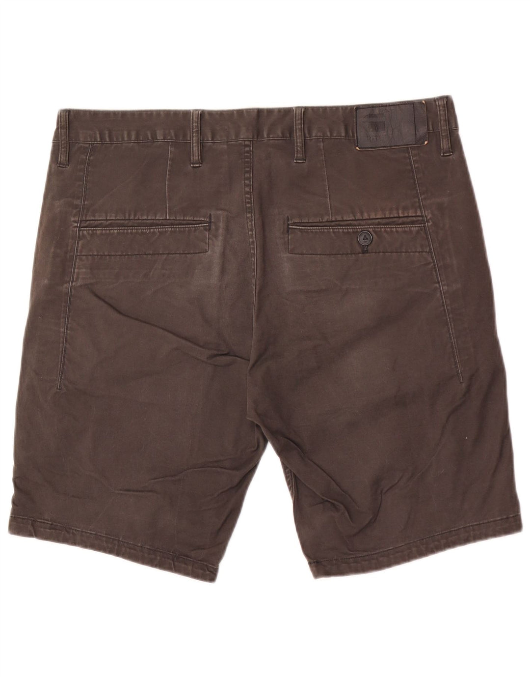 G-Star Mens Chino Shorts W34 Large Grey Cotton