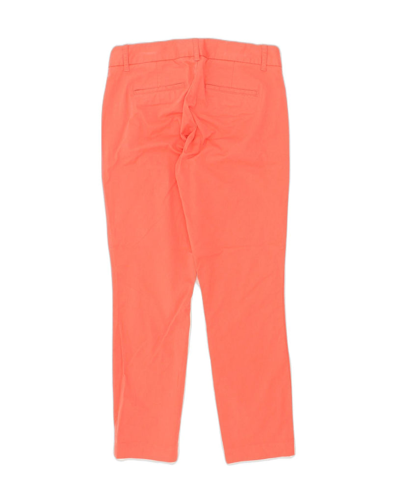 J. CREW Womens Frankie Slim Chino Trousers US 4 Small W30 L28 Orange | Vintage J. Crew | Thrift | Second-Hand J. Crew | Used Clothing | Messina Hembry 