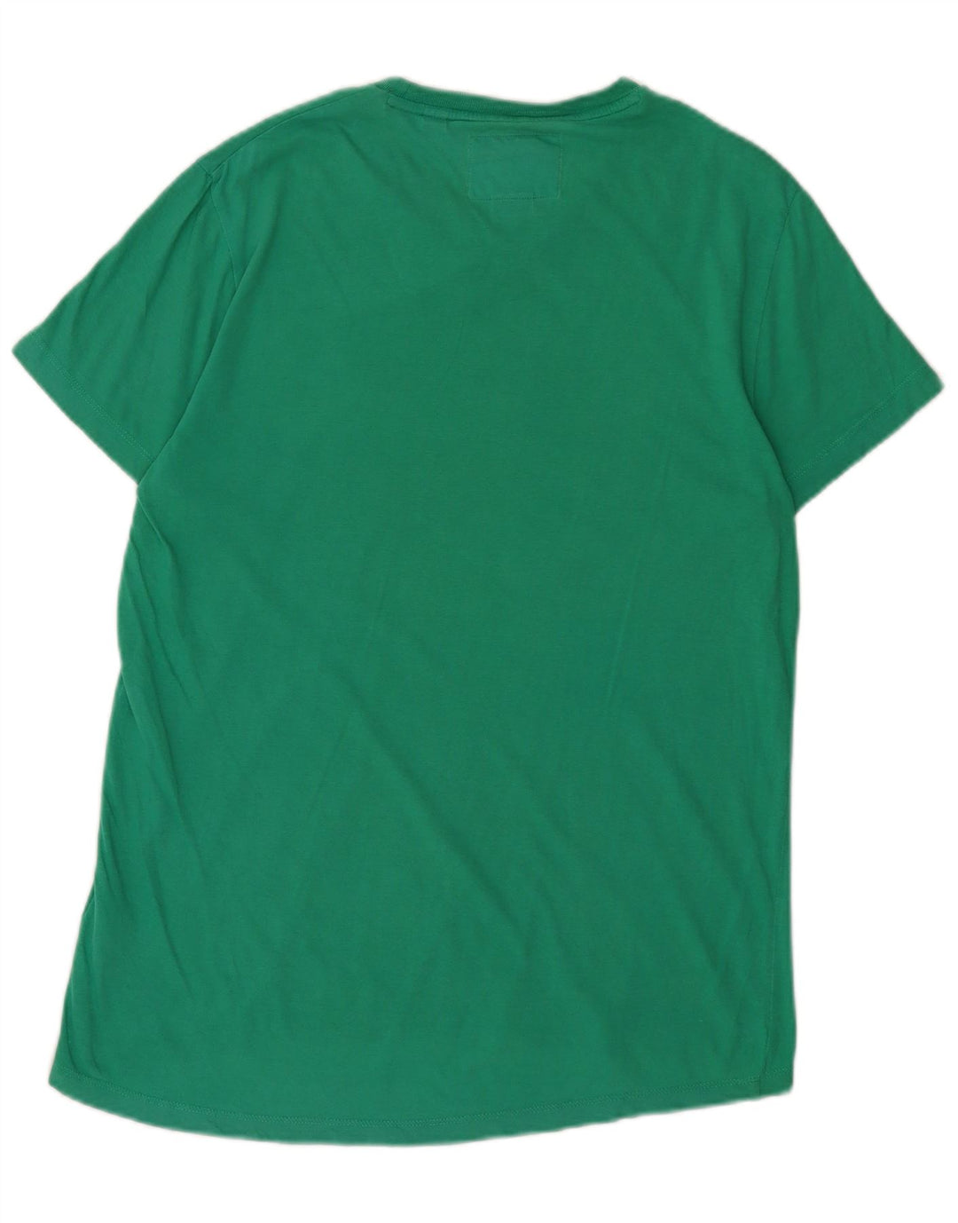 SUPERDRY Mens T-Shirt Top Large Green Cotton