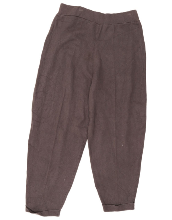Zara Womens Tapered Casual Trousers Large W30 L24 Grey Viscose