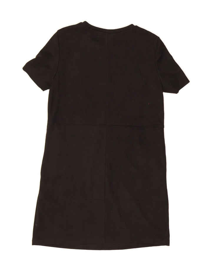 ZARA Womens Basic Dress UK 10 Small Black Polyester Vintage Zara and Second-Hand Zara from Messina Hembry 
