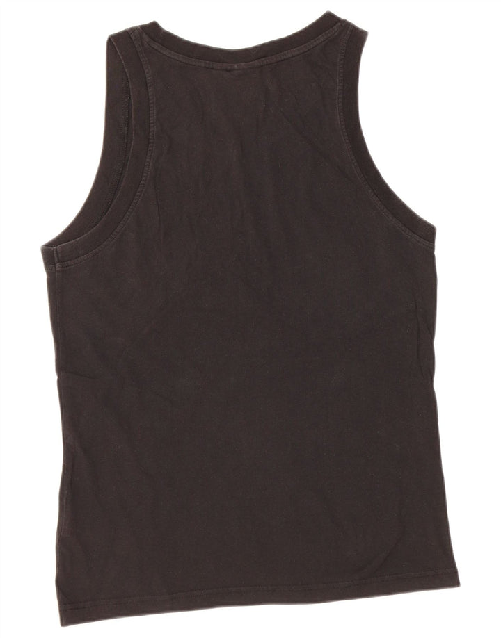 ADIDAS Mens Graphic Vest Top Small Black Cotton