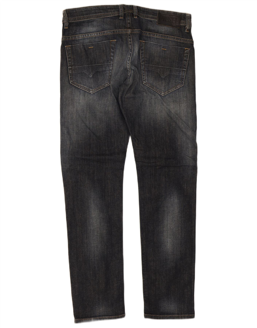 Diesel Mens Thommer Slim Jeans W32 L32 Navy Blue Cotton