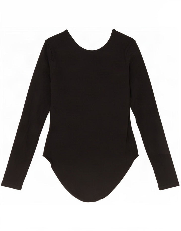 Fila Womens Graphic Bodysuit UK 8 Small Black