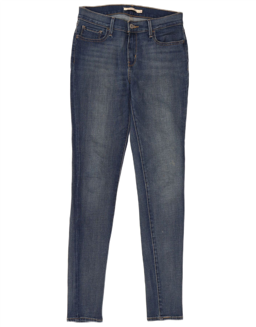 Levi's Womens 710 Super Skinny Jeans W29 L32 Blue Cotton
