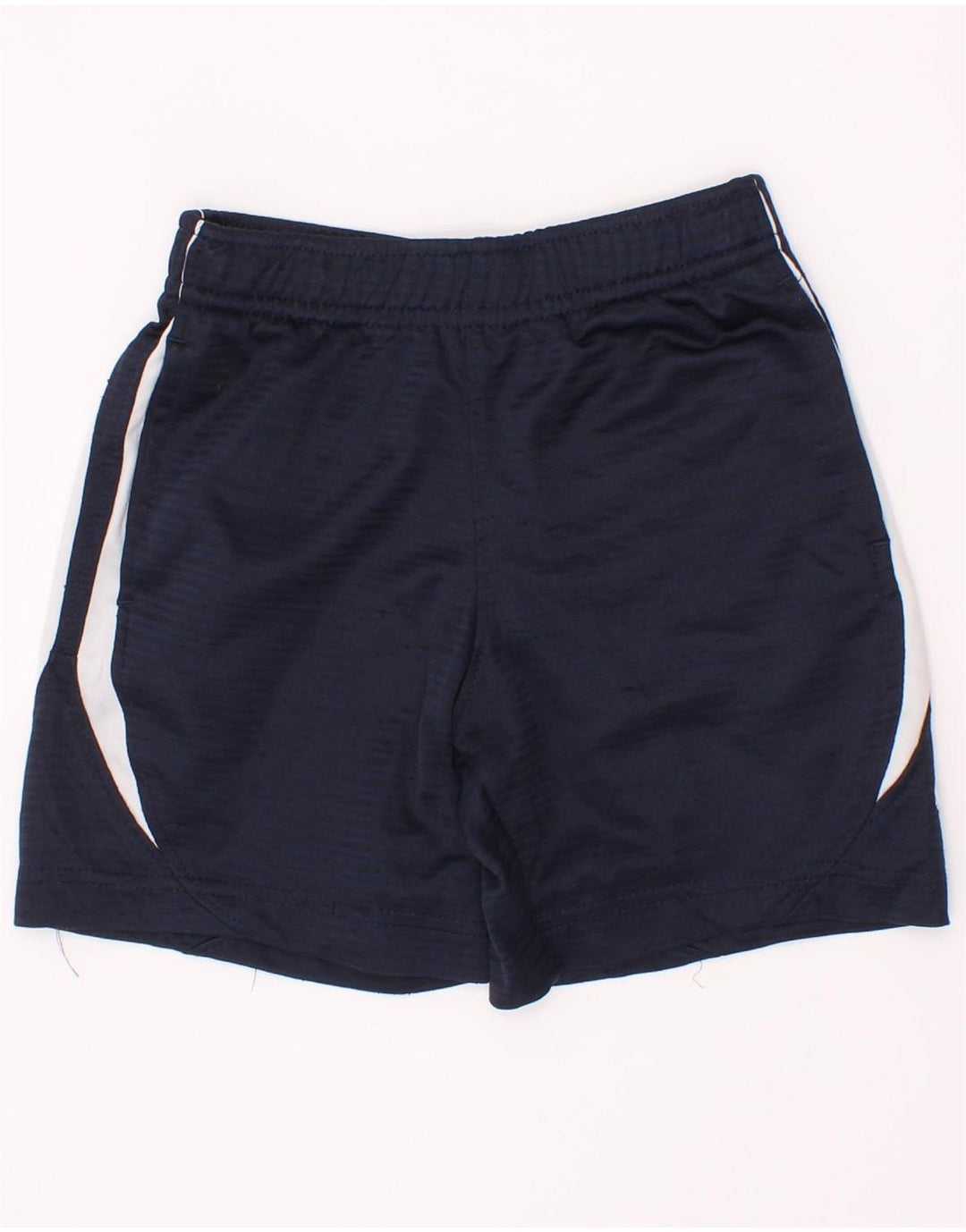 Nike Boys Sport Shorts 3-4 Years Navy Blue Colourblock Polyester