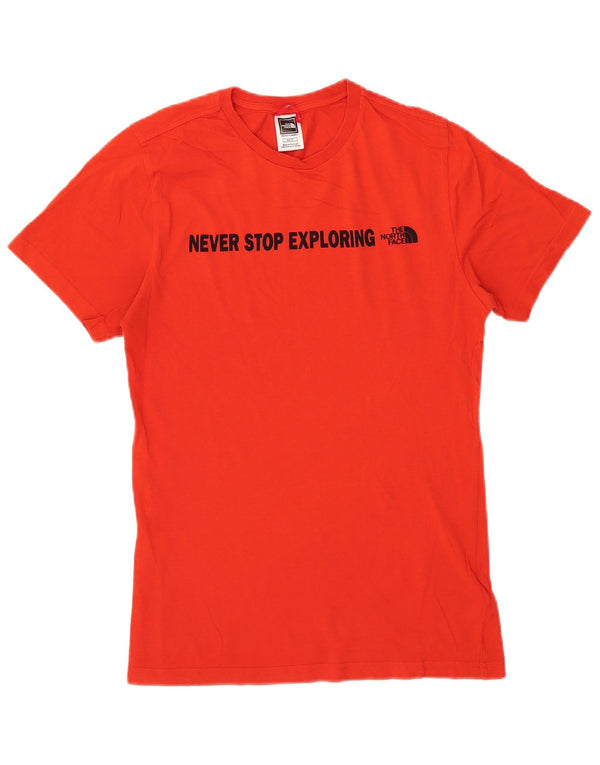 The North Face Mens Graphic T-Shirt Top XS Red Cotton