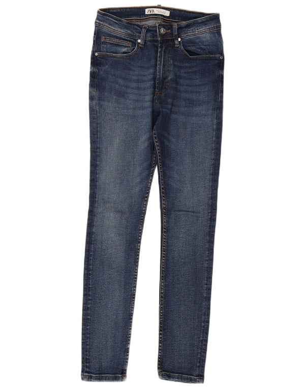 Zara Mens Skinny Jeans EU 36 XS W28 L29 Blue Cotton