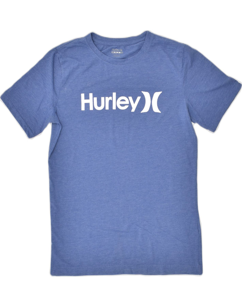 HURLEY Boys Graphic T-Shirt Top 13-14 Years XL Blue Cotton | Vintage Hurley | Thrift | Second-Hand Hurley | Used Clothing | Messina Hembry 